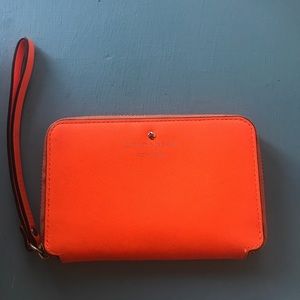 Kate Spade orange wallet